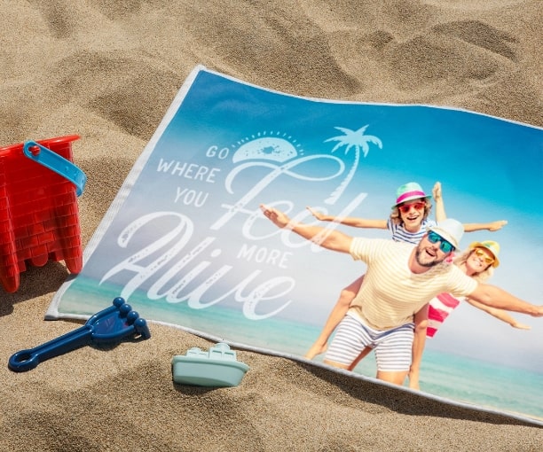 Custom Beach Towels with Photos CanvasChamp