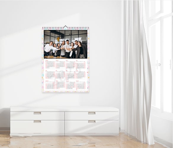 Customize Year in Poster Calendar