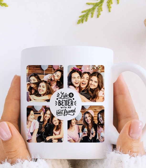 White Photo Mug